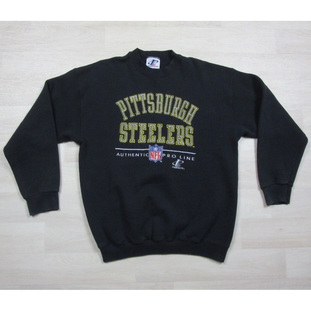 Vintage 90s Logo Athletic Pittsburgh Steelers Crewneck Men's (L)‎ NFL Pro Line